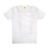 White compression t-shirt on a white background