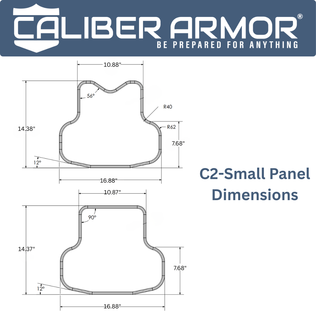 CaliberX IIIA Wrap Around Soft Body Armor Panels