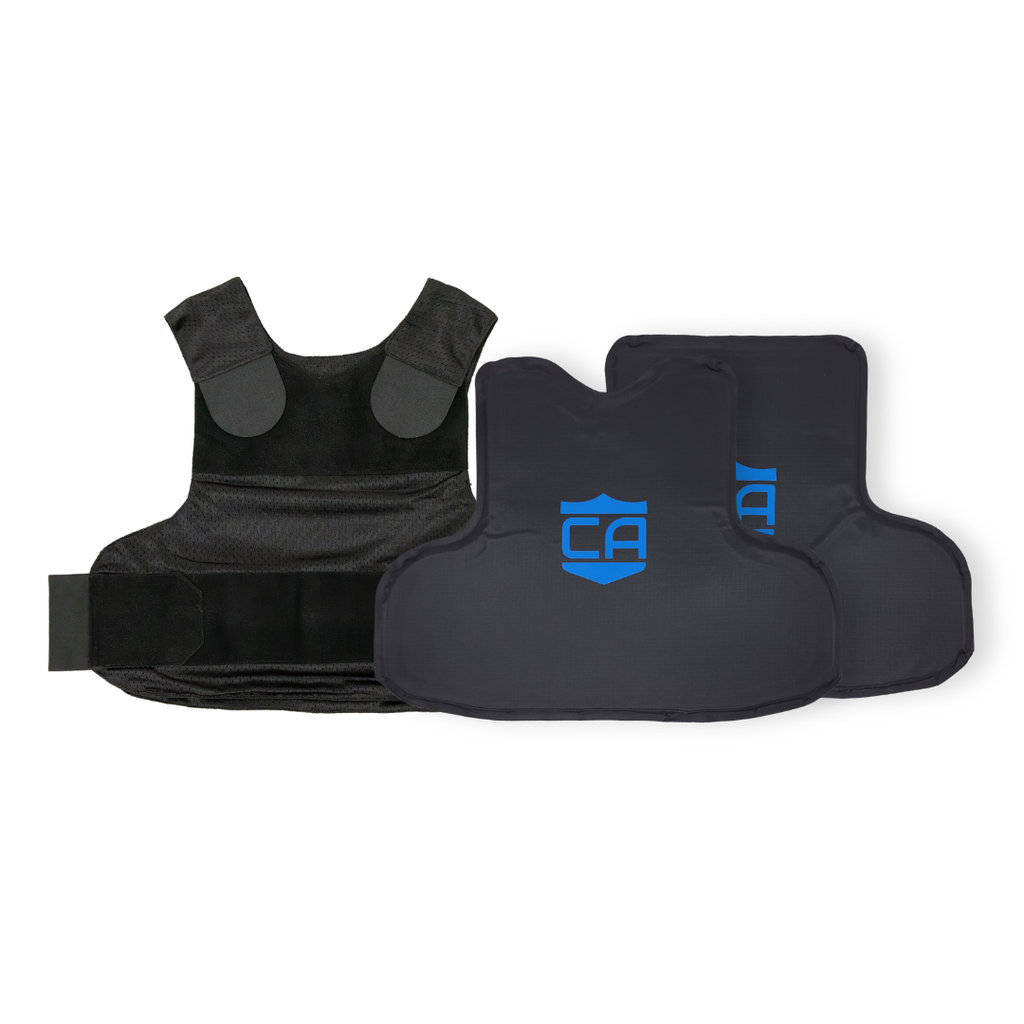 CVC Body Armor ソフトアーマー/カバー2種 OD/BK L-R CaliberX Soft Body Armor + Covert Concealable Vest | Level IIIA / HG2