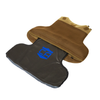 Soft body armor panel being inserted into Tan body armor plate carrier (armor sold seperately)