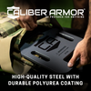 Caliber Armor Weighted Training Plates – Sold in Pairs | 5 lb, 7.5 lb, 10 lb, 15 lb Fitness Plate Options