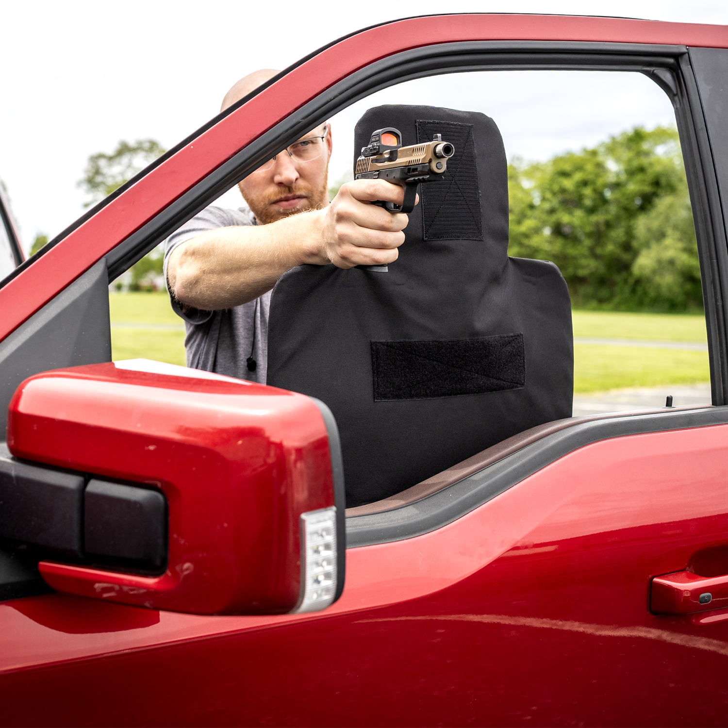 Introducing the CaliberX Vehicle Seat Shield: Why Rapid Deployment Protection Matters