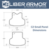 CaliberX IIIA Wrap Around Soft Body Armor Panels
