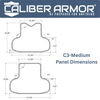 CaliberX IIIA Wrap Around Soft Body Armor Panels