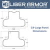 CaliberX IIIA Wrap Around Soft Body Armor Panels