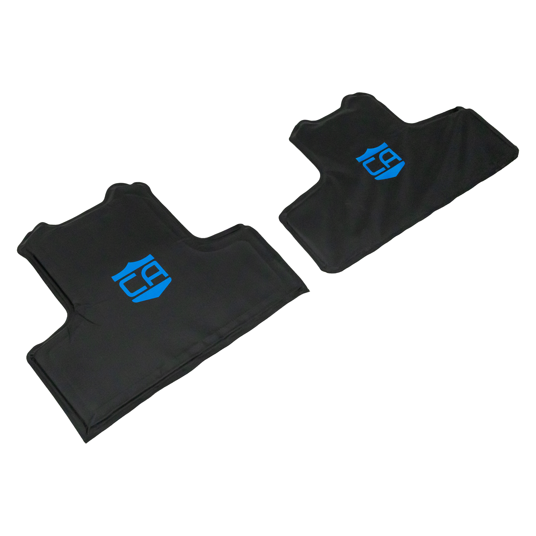 Front & Rear CaliberX PRO Level IIIA Soft Body Armor Panels designed specifically for the Condor Outdoor EXO Plate Carrier on a white background