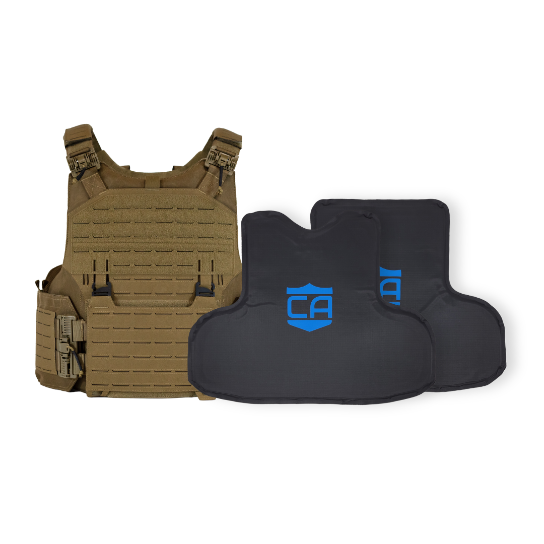 CaliberX Soft Body Armor + M.O.D. Plate Carrier Package – NIJ Level IIIA / HG2