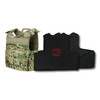 Scorpion OCP Condor Outdoor EXO Plate Carrier Gen II with CaliberX Core Level IIIA Soft Body Armor Panels on a white background