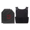 Black Gray Man Soft armor package jersy mesh concealable carrier with a pair of CaliberX Core Level IIIA soft armor panels