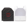 White Gray Man Soft armor package jersy mesh concealable carrier with a pair of CaliberX Core Level IIIA soft armor panels