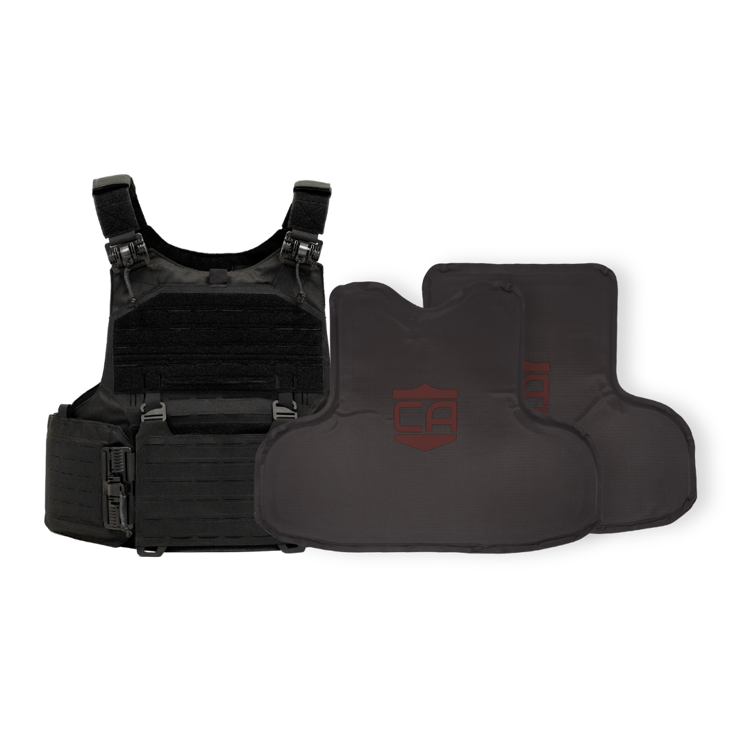 CaliberX Soft Body Armor + M.O.D. Plate Carrier Package – NIJ Level IIIA / HG2
