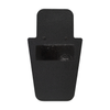 Front of black 15" x 25" Caliber Armor Pistol rated Level IIIA HG2 Ballistic Shield with fixed value line handle in the center on a white background