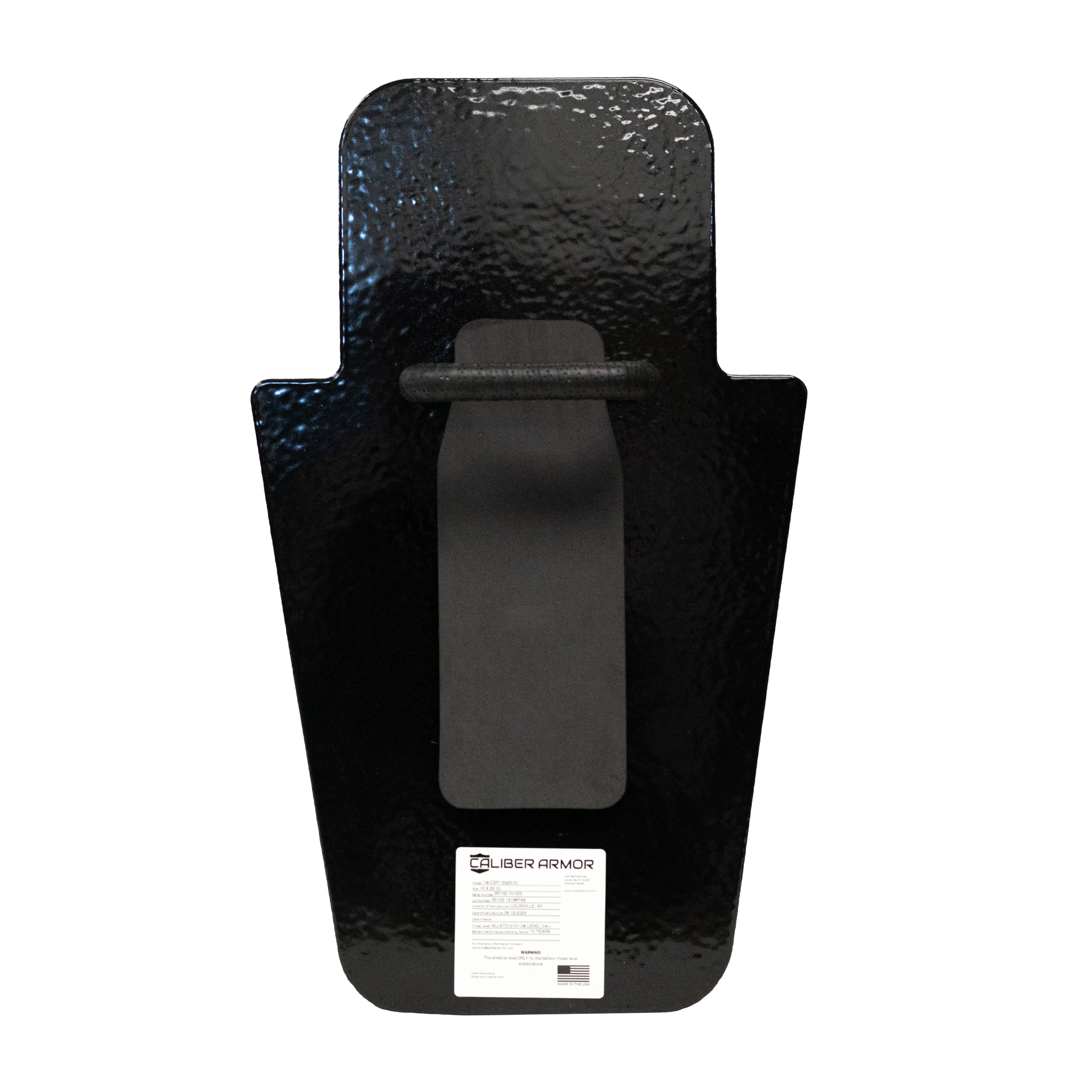Caliber Armor PRO Series IIIA-HG2 Shield 15x25 VL
