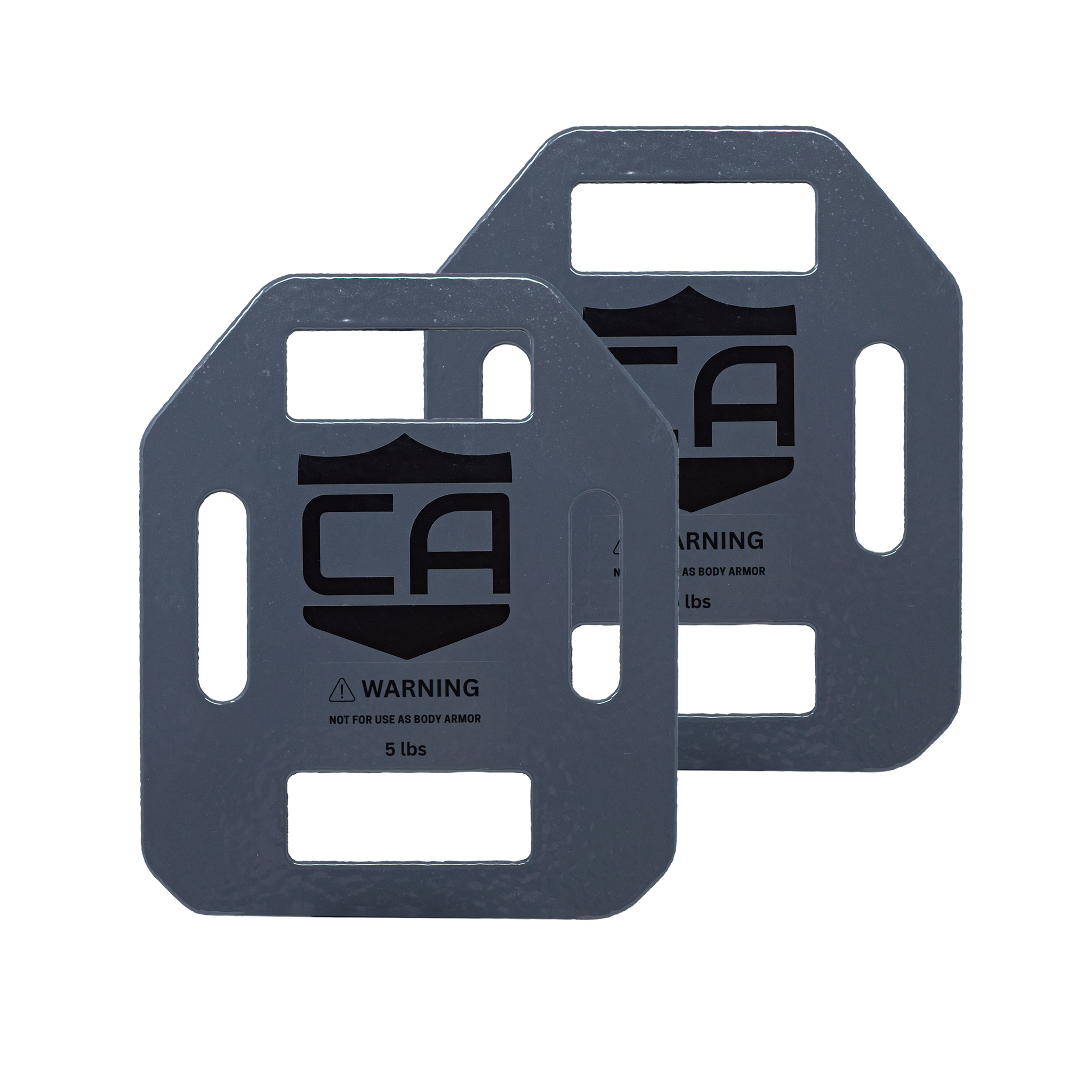 Caliber Armor Weighted Training Plates – Sold in Pairs | 5 lb, 7.5 lb, 10 lb, 15 lb Fitness Plate Options