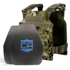 scorpion AR550 Quick Response Package with shooters cut armor plates with standard coating