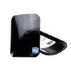 Pair of Caliber Armor AR550 III+ Steel Body Armor Side Plates in 6x8 black standard coating