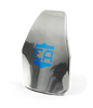 front angled view of AR550 III+ Multi-Curve Body Armor on a transparent background