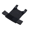 Caliber Armor Gray Man Carrier laying flat on white background with front view adjustments and cummerbund
