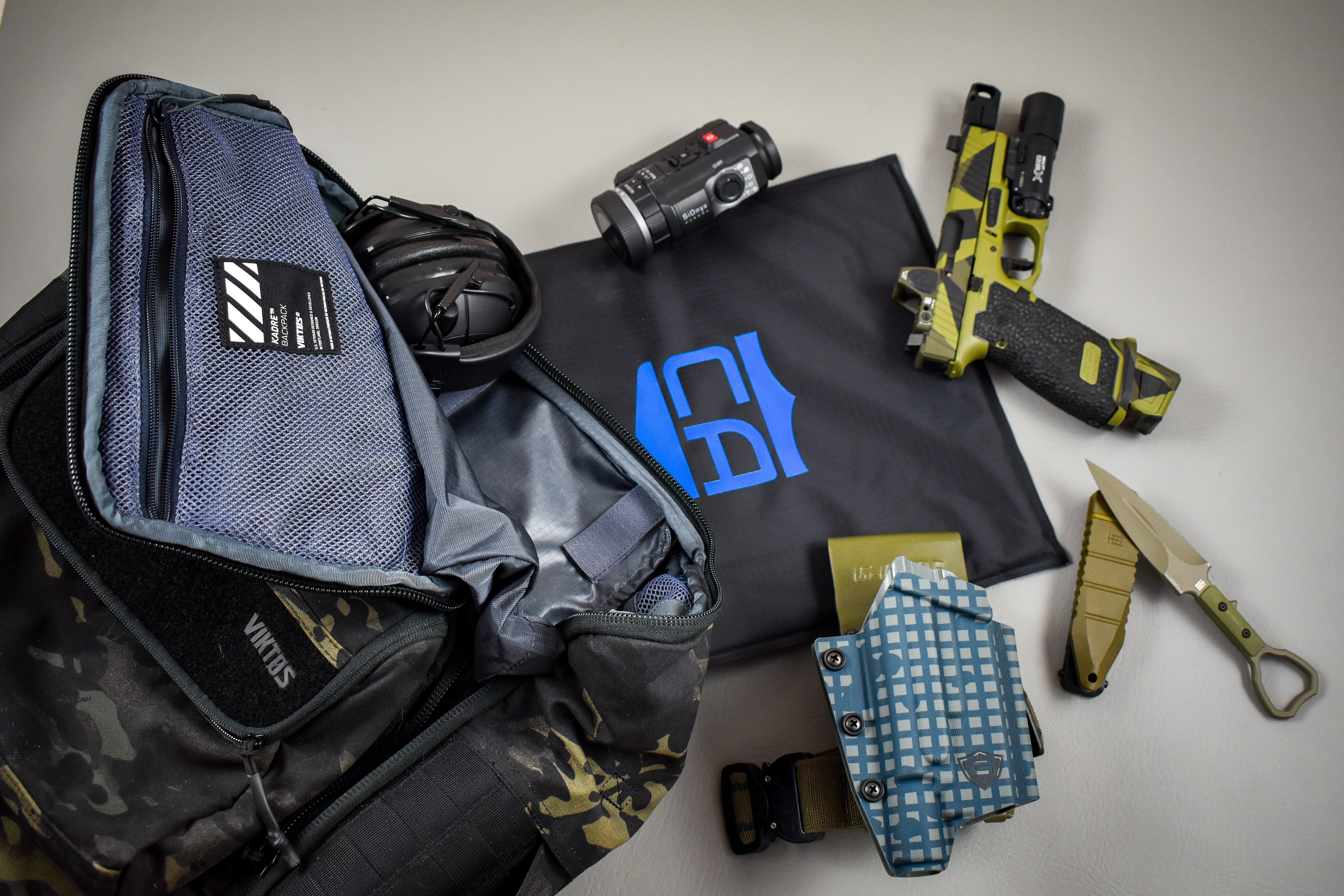 CaliberX IIIA Body Armor Insert with a compatible 5.11 Tactical backpack