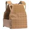 Scorpion Caliber Armor DV8 Plate Carrier  back view with low-profile adjustable design on a white background