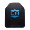 Caliber Armor Level IV Ceramic Multi-Curve Body Armor plate in Shooter's Cut front view