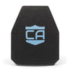 Caliber Armor Level IV Multi-Curve Body Armor plate in Shooter's Cut front view